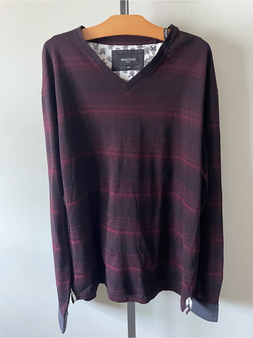 Maceoo Paris Luxury Long Sleeve Pullover NWT Men’s 3XL